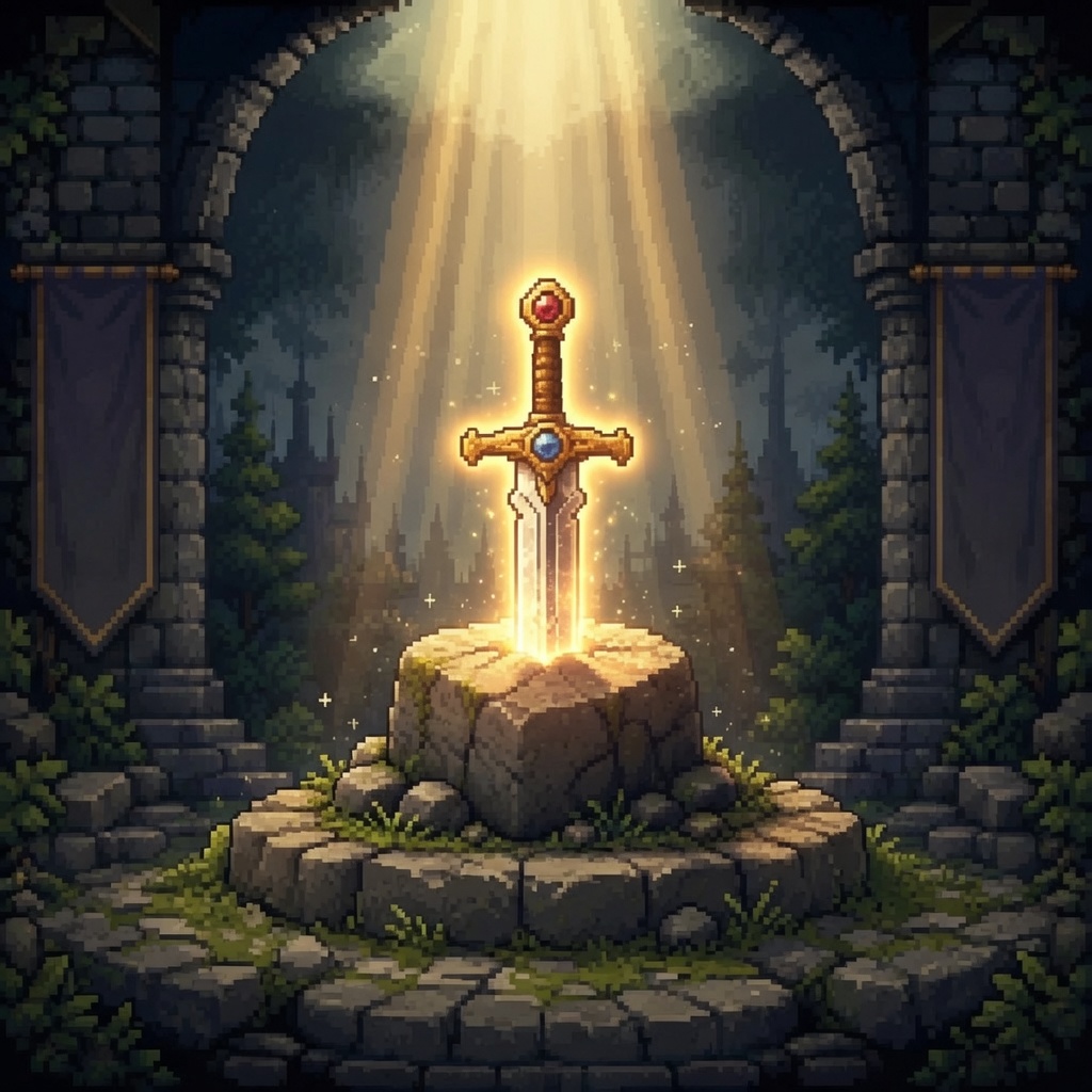 Excalibur - The Legendary Crypto Sword in the Stone